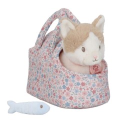 Gato de peluche Little Dutch MARLEY com mala de mão