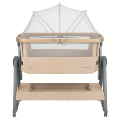 PACK Minicuna colecho Kikkaboo Nanna 2 con trona Olive