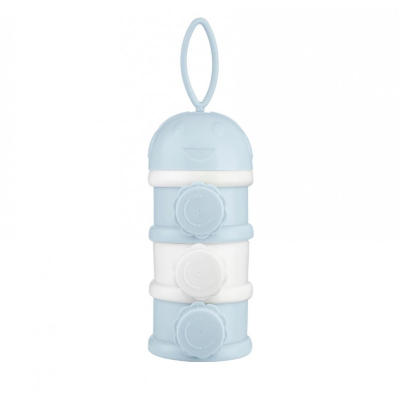 Distribuidor de leite empilhável KikkaBoo com 3 compartimentos