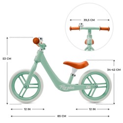 Triciclo KikkaBoo TRIX 2 8 em 1 com bicicleta