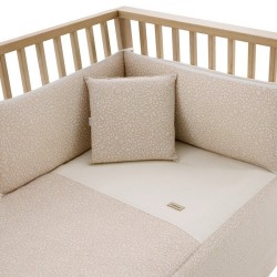 Colcha y Protector Cuna Cambrass Rustic Rosa