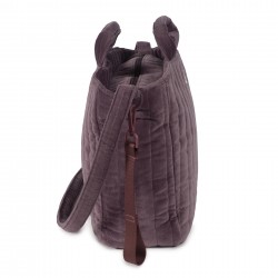 Saco Layette Pasito a Pasito Cereja Veludo