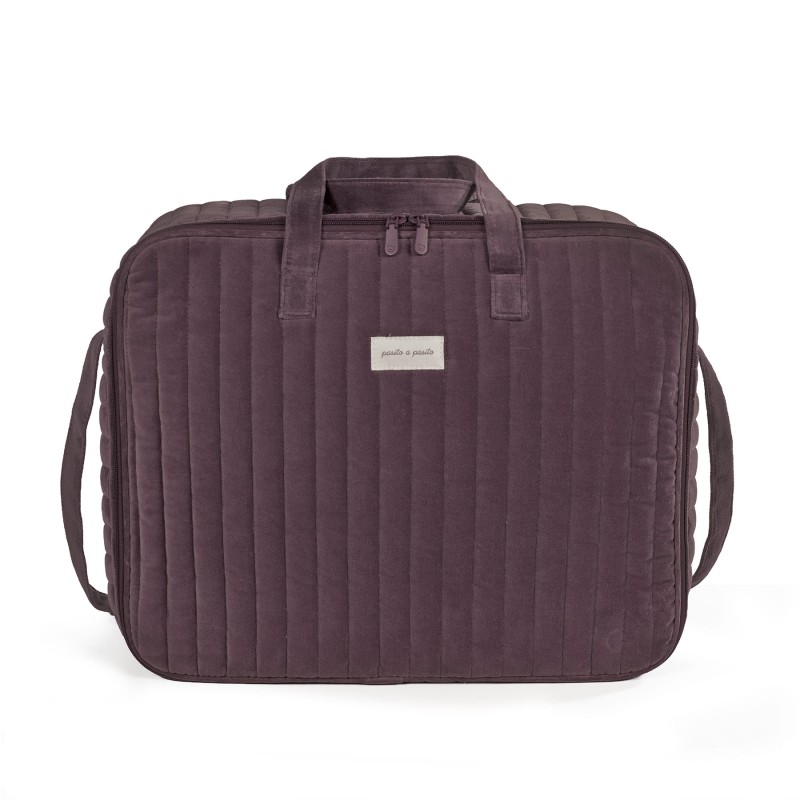 Mala Pasito a Pasito Veludo cereja