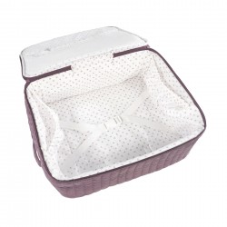 Mala Pasito a Pasito Veludo cereja