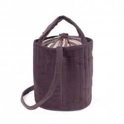 Bolsa Bucket Pasito a Pasito Cherry Velvet