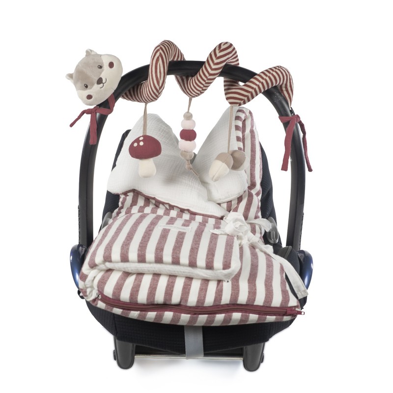 Ristra Ardilla Pasito a Pasito Cherry Rayas