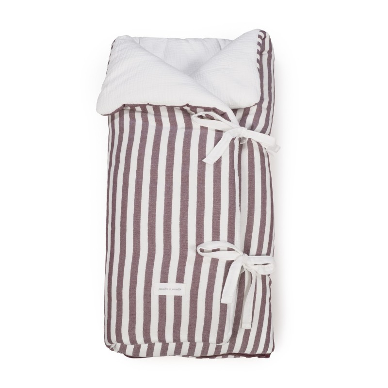 Cobertor/cobertor Pasito a Pasito Riscas de cerejeira