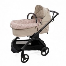 Cobertura dupla da alcofa + Scobertura ajustável do cuco Pasito a Pasito Cherry Flores