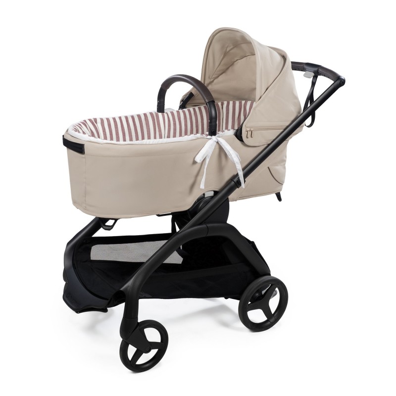 Cubre cuco varillas + Sábana ajustable cuco Pasito a Pasito Cherry Raya