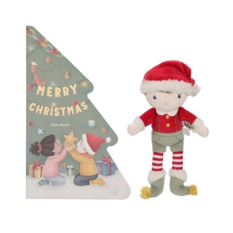 Caja Regalo Little Dutch Navidad con cuento y muñeco Jim
