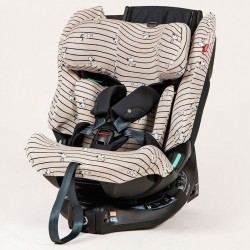 Silla auto Maxi-cosi Emerald con funda protectora y reductor
