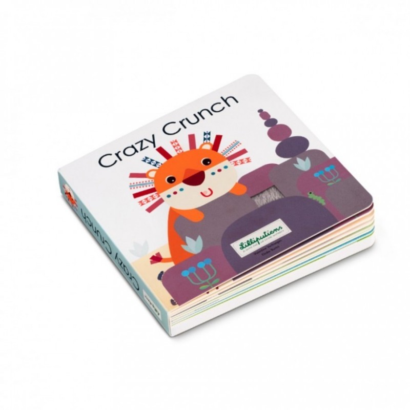 Livro sensorial Lilliputiens Crazy Crunch