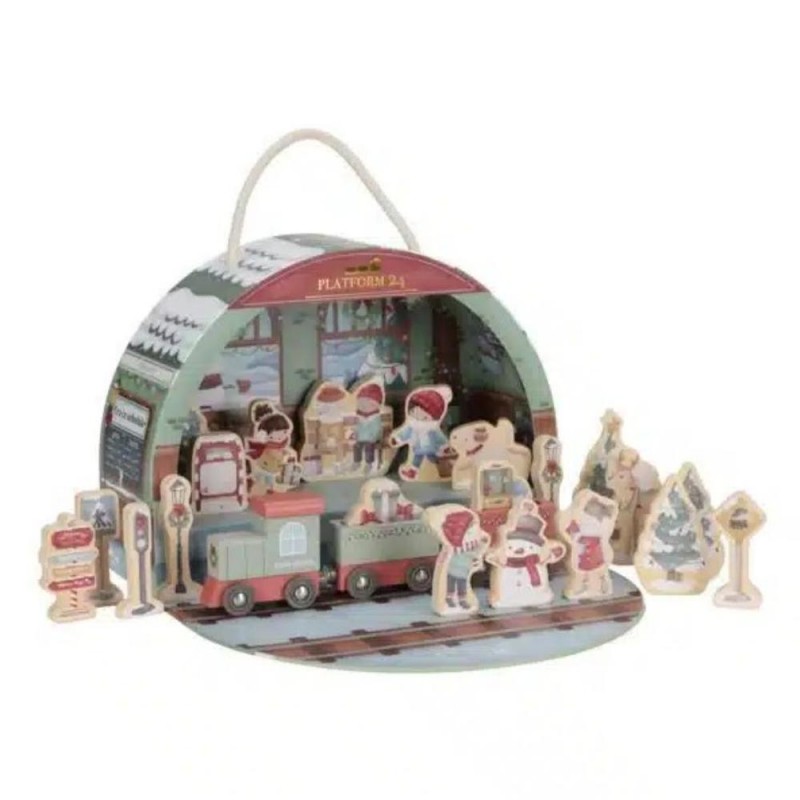 Calendario de adviento Little Dutch Tren Navidad