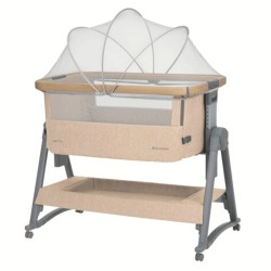 Berço mini-cama Kikkaboo Nanna 2 com carrossel