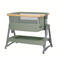 Berço mini-cama Kikkaboo Nanna 2 com carrossel