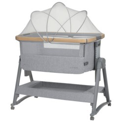 Berço mini-cama Kikkaboo Nanna 2 com carrossel