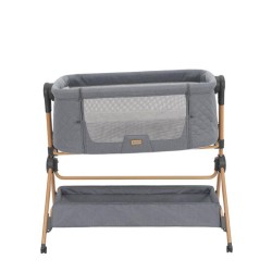 Conjunto de mini berço Kikkaboo com cadeira alta SLEAT ME 2 em 1 e monitor de bebé