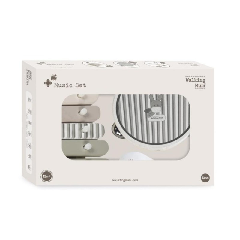 Set Intsrumentos musicales Walking Mum madera Botton