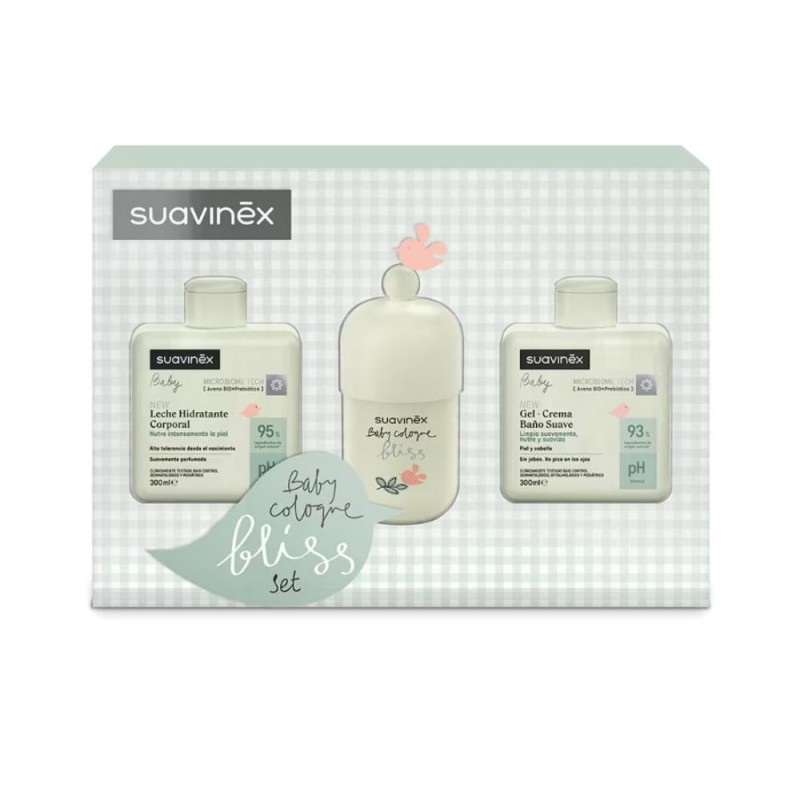 Conjunto de oferta de colónia para crianças Suavinex Bliss and Cosmetics