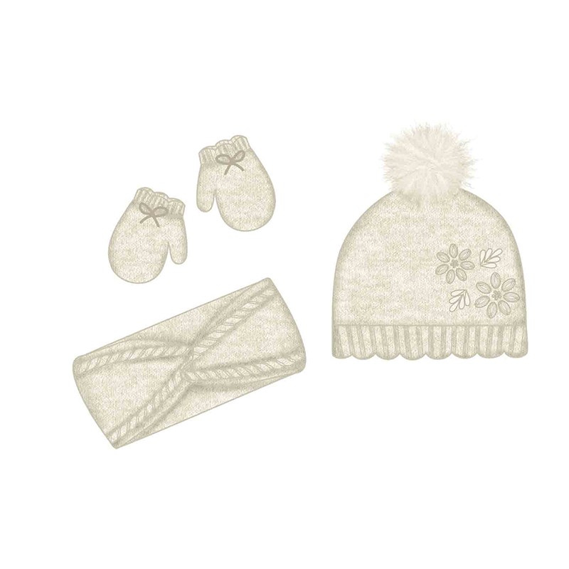 Conjunto gorro con braga y manoplas Mayoral