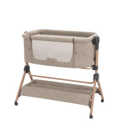 Conjunto de berço Kikkaboo Mini com cadeira alta Sleat Me 2 em 1 com almofada