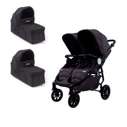 Coche gemelar Baby Monsters Easy Twin 3S  con 2 capazos