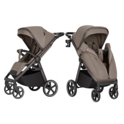 Cadeira de passeio com carrinho Bravo Deluxe e trotinete