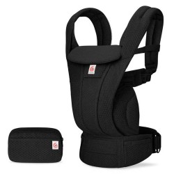Mochila Portabebé Ergobaby Omni Deluxe Mesh con cobertor de invierno