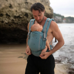 Mochila porta-bebés « Love & Carry » ONE com capa protetora
