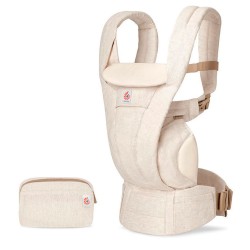 Porta-bebés Ergobaby Omni Deluxe Natural Linen com capa