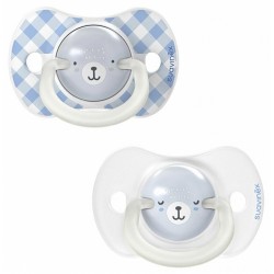 2 Chupetes Suavinex Fisiológicos Noche Wild 0/6M