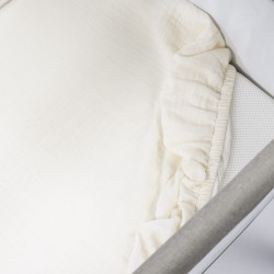 Edredão + Slençol adaptado + almofada + almofada de berço 90X50 cm Pasito a Pasito Nara