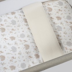 Edredão + Slençol adaptado + almofada + almofada de berço 90X50 cm Pasito a Pasito Nara