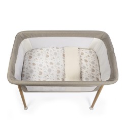 Edredão + Slençol adaptado + almofada + almofada de berço 90X50 cm Pasito a Pasito Nara