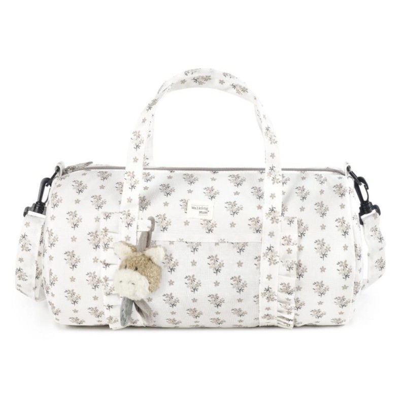 Saco de fim de semana Walking Mum Botton Flowers