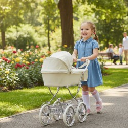 Carrinho de bebé Toral em couro sintético