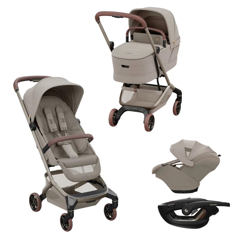 Carrinho de bebé Trio « Maxi-Cosi » FAME Cabin com berço e Coral