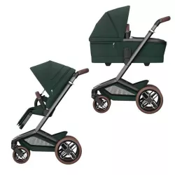 Carrinho de bebé duplo Maxi-Cosi FAME com oferta Mica PRO com acessórios