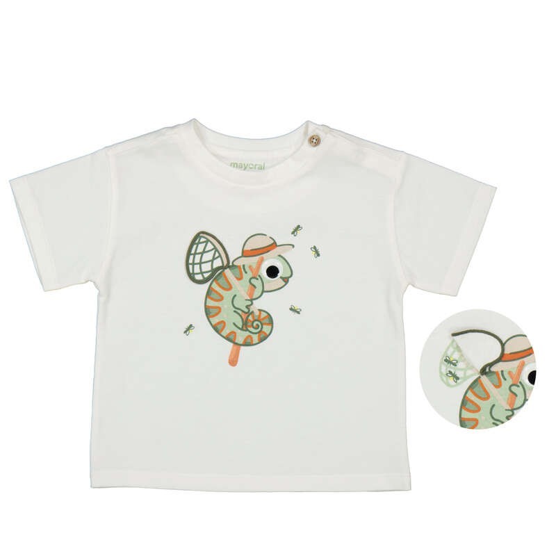 T-shirt Mayoral manga curta applique play
