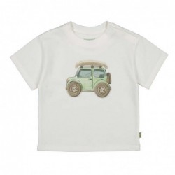 T-shirt Mayoral manga curta com apliques