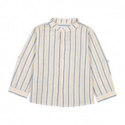 Camisa Mayoral manga comprida gola de linho mao