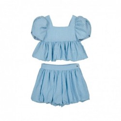 Conjunto de bermudas Abel and Lula com padrão vichy