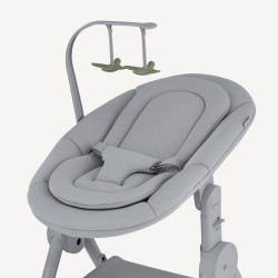 Cadeira alta Anex Cadeira alta dobrável 3 em 1 OZY com utensílios de mesa