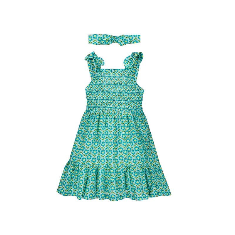 Vestido Mayoral estampado banda