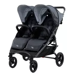 Carrinho de bebé duplo Valco Baby SLIM TWIN Duo com capa de chuva e 2 colchões