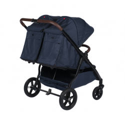 Carrinho de bebé duplo Mast M TWIN X2 com capa de chuva