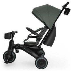 Triciclo dobrável Kinderkraft JAZZ 3 Evolutive 6 em 1 com mochila para berçário