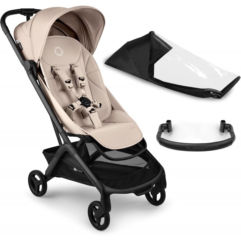 Silla paseo Bugaboo Butterfly 2 con plástico lluvia barra apoyabrazos