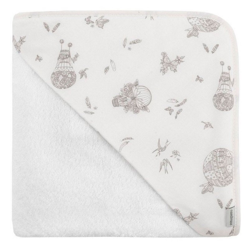 Capa de banho Cambrass 100X100X1 cm Globe Ecru