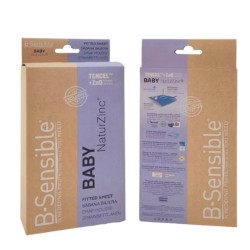 S B-Sensible Lençol de berço em Tencel e cor do lençol de proteção